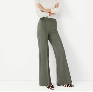 NWT Ann Taylor Side Zip Straight Pant in Silver Eucalyptus 4